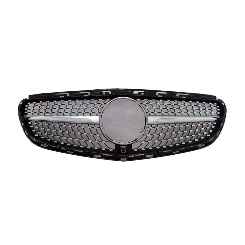 Front Kühlergrille Für Benz E-Klasse W212 2009–2015 GT Diamond Front Kühlergitter Haubengrill Stoßstangengrill Ersatzteil Tuning Refit(13-15 Diamond Silver) von Wjwftcmk