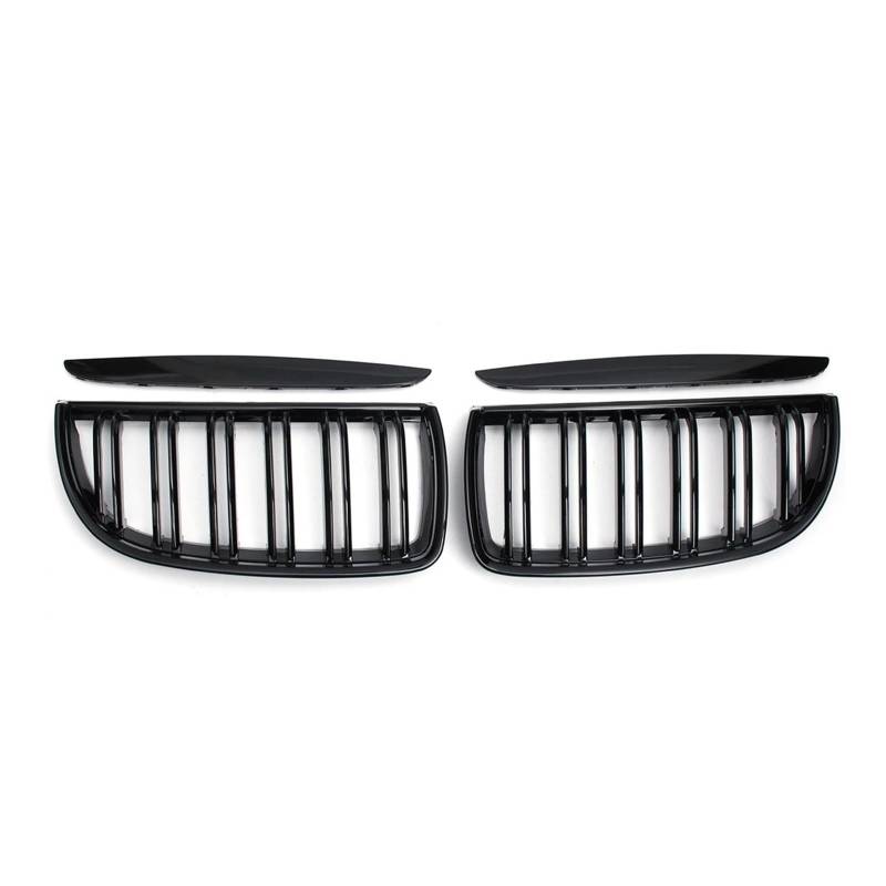Front Kühlergrille Für E90 E91 3er-Serie 323i 328i 335i 330i 325i 2005-2008 Frontstoßstange Renngrill 1 Paar Auto Doppellamellen Sportgrillabdeckung von Wjwftcmk