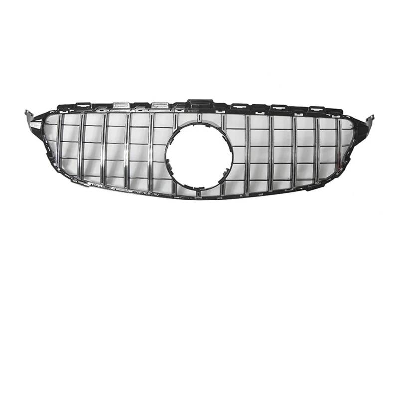 Front Kühlergrille Für GTR-Stil Frontgrill Für Benz C-Klasse W205 2015–2018 C180 C200 C300 Chrom Diamant-Stil Stoßstangengitter(Style H) von Wjwftcmk