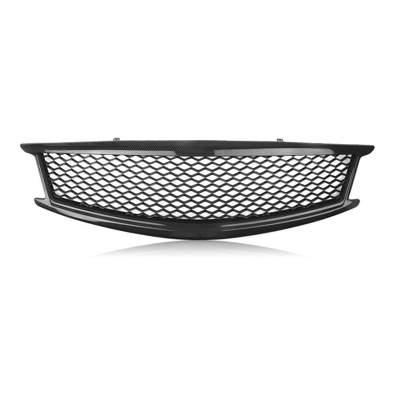 Front Kühlergrille Für Infiniti G25 G37 Limousine 4 Tür 2010 2011 2012 2013 Kühlergrill Grill Stoßstange Haube Mesh(Kohlefaser-Optik) von Wjwftcmk