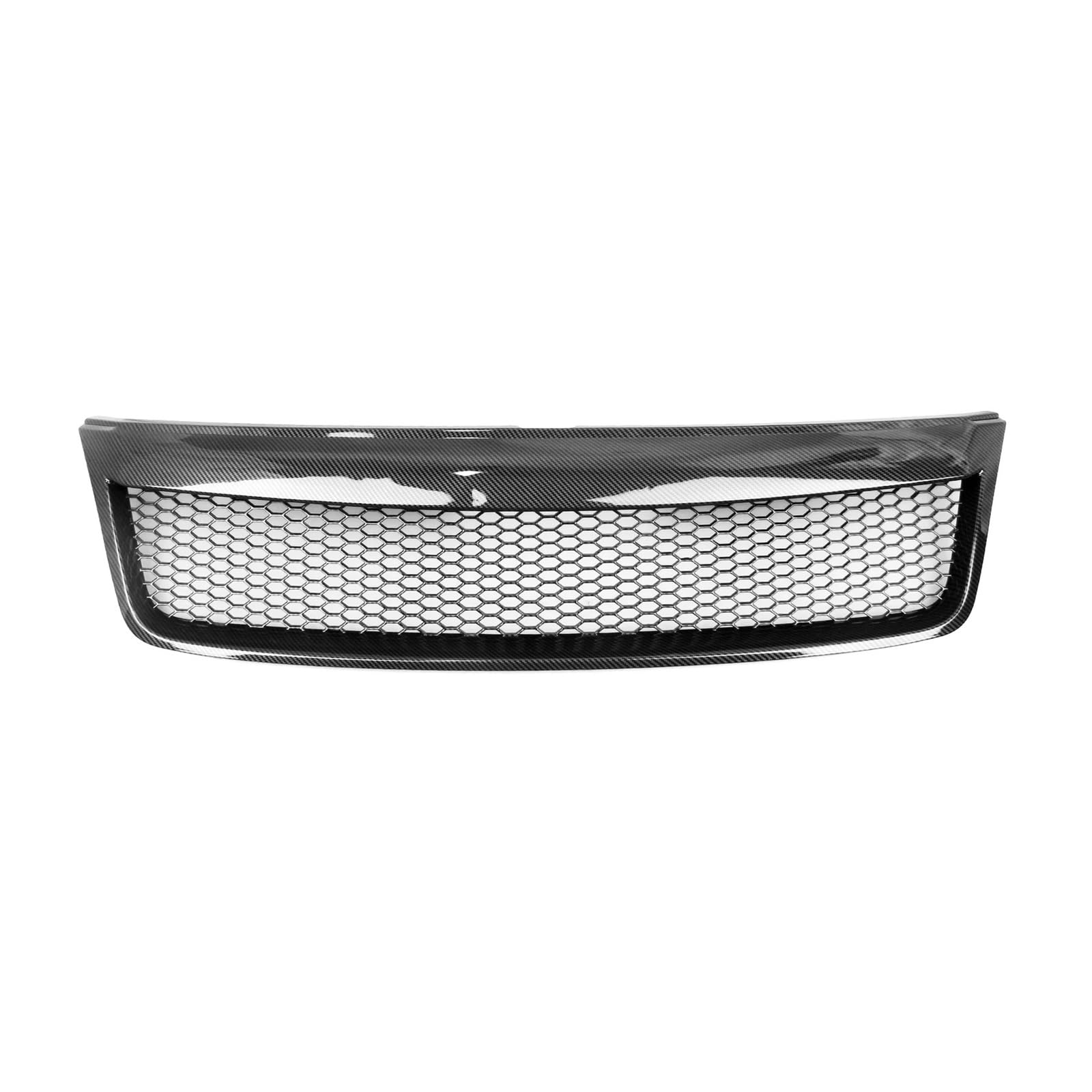 Front Kühlergrille Für Subaru Für Forester 2009 2010 2011 2012 2013 Kühlergrill Racing Grill Oberen Stoßfänger Haube Mesh Grid(Kohlefaser-Optik) von Wjwftcmk