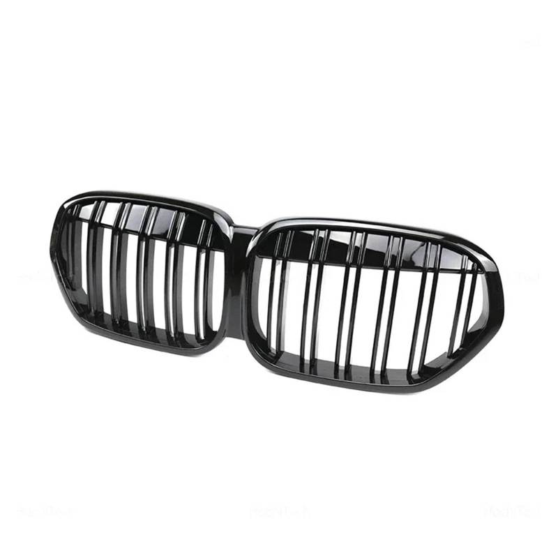 Front Kühlergrille Für X1 F48 F49 Für LCI 2020 2021 2022 2023 Auto Ersatz Racing Stoßstange Schwarz Front Nieren Gitter Carbon Faser Aussehen(Schwarz) von Wjwftcmk