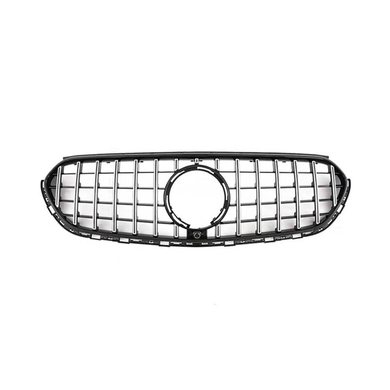 Front Kühlergrille GT Diamond Style Frontkühlergrill Einlassgitter Netzgrill Für Benz Für GLC X254 2022 2023 2024+ Tuning Zubehör(GT Silvery) von Wjwftcmk