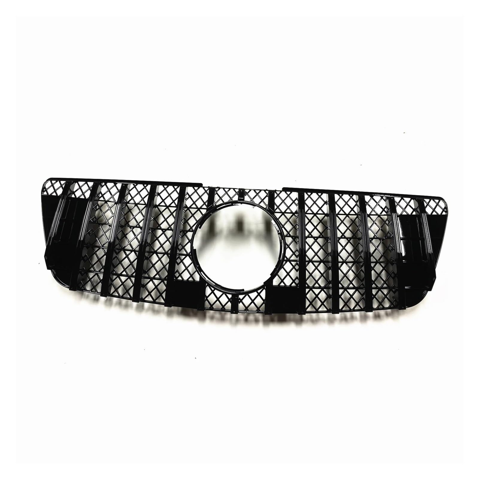Front Kühlergrille GT Kühlergrill Grill Oberen Stoßfänger Haube Mesh Grid Für Benz ML Klasse W164 ML320 ML350 ML550 2009 2010 2011 2012(Schwarz) von Wjwftcmk