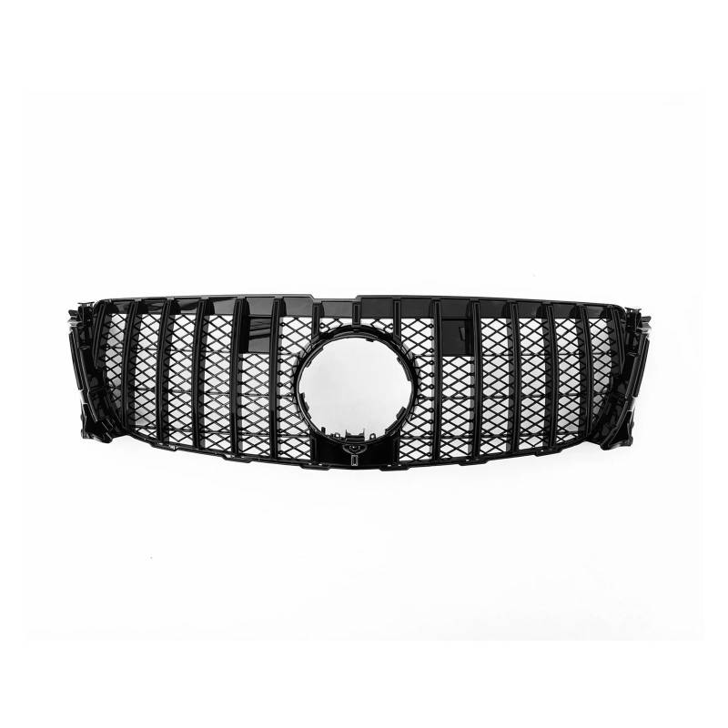 Front Kühlergrille Kühlergrill Racing Grill Für Benz GL Klasse X166 GL320 GL350 GL400 GL450 2013-2015 GT Stil Oberen Stoßfänger Haube Mesh Grid(Schwarz) von Wjwftcmk