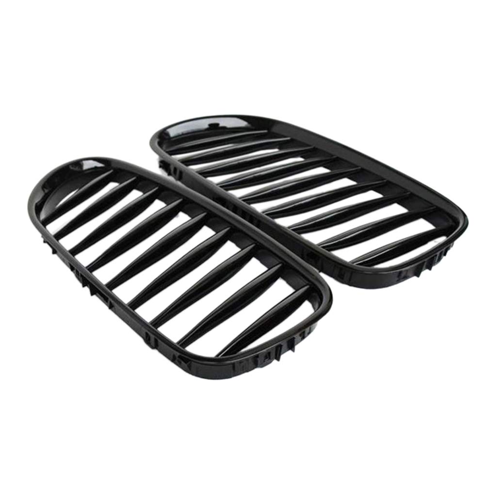 Wlauqueta E85 Kühlergrill, Ersatzniere für Z-Serie Z4/E85 2003–2008 (glänzendes Schwarz) von Wlauqueta