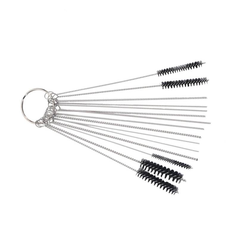 Wlauqueta Reinigungsset für Vergaser, 20 x Reinigungsnadeln mit 10 Bürsten von Wlauqueta