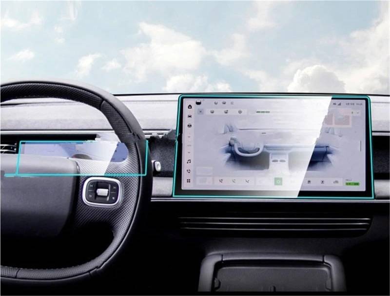 Displayschutzfolie Displayschutz Aus Gehärtetem Glas Für Xpeng G6 2023 2024, Autoradio, GPS-Navigation Und Armaturenbrett, Kratzfestes Zubehör Navigation Displayschutz von Wnfmjqe