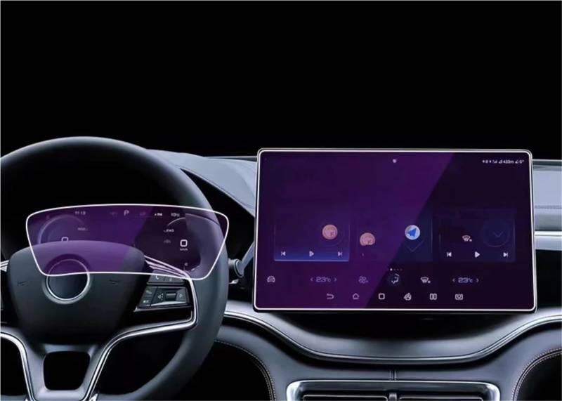 Displayschutzfolie Für BYD Für Seal U Für Dm-i 2024 15,6 Zoll Auto GPS Navigation Center Touch Und Dashboard Blau Gehärtetem Glas Displayschutzfolie Navigation Displayschutz von Wnfmjqe
