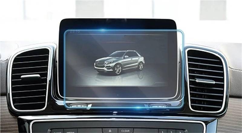Displayschutzfolie Für Benz Für GLE-Klasse W166 W167 2015-2017 2018 2019 2020 2021 Auto GPS-Navigation LCD-Bildschirm Schutzfolie Aus Gehärtetem Glas Navigation Displayschutz(204x140MM 8inch) von Wnfmjqe
