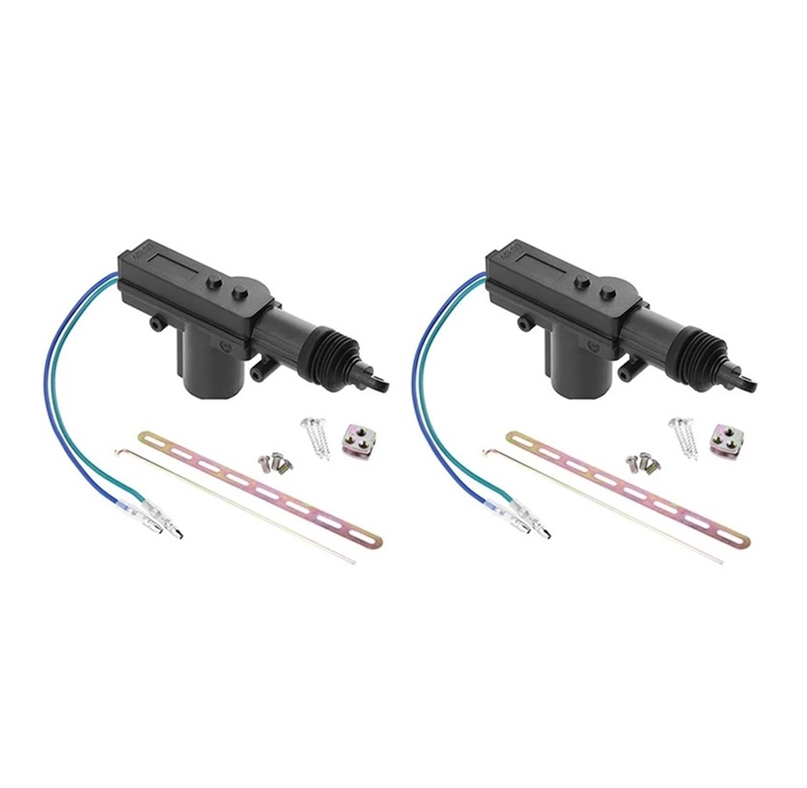 Elektrische Side Glasregler Fensterheber 2-10set 12V Power Locking System Einzel Pistole Typ Kit Universal Auto Elektrische Fernbedienung Zentrale Türschloss Antrieb Auto Heavy-Duty(2Wire 2set) von Wnfmjqe