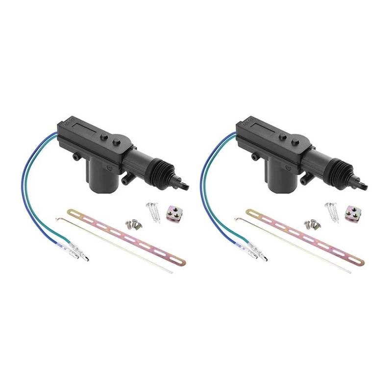 Elektrische Side Glasregler Fensterheber 2-10set 12V Power Locking System Einzel Pistole Typ Kit Universal Auto Elektrische Fernbedienung Zentrale Türschloss Antrieb Auto Heavy-Duty(2Wire 2set) von Wnfmjqe
