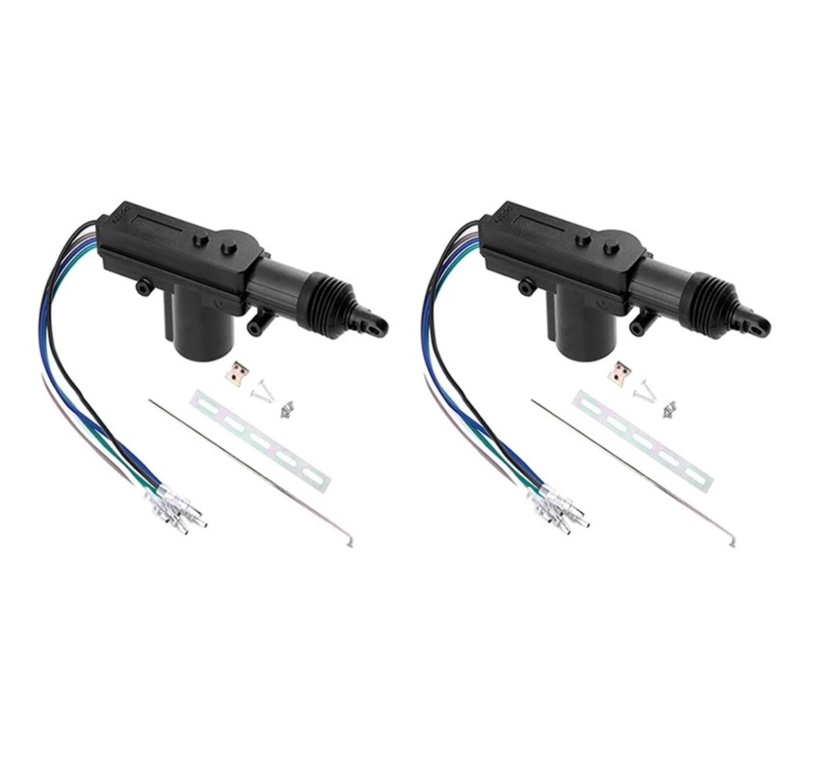 Elektrische Side Glasregler Fensterheber 2-10set 12V Power Locking System Einzel Pistole Typ Kit Universal Auto Elektrische Fernbedienung Zentrale Türschloss Antrieb Auto Heavy-Duty(5Wire 2set) von Wnfmjqe