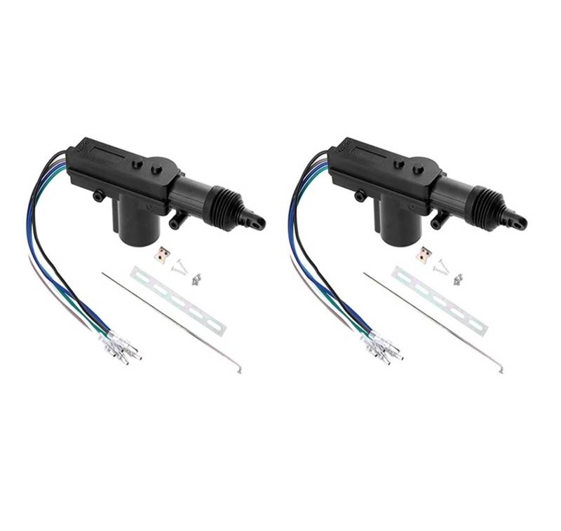 Elektrische Side Glasregler Fensterheber 2-10set 12V Power Locking System Einzel Pistole Typ Kit Universal Auto Elektrische Fernbedienung Zentrale Türschloss Antrieb Auto Heavy-Duty(5Wire 2set) von Wnfmjqe