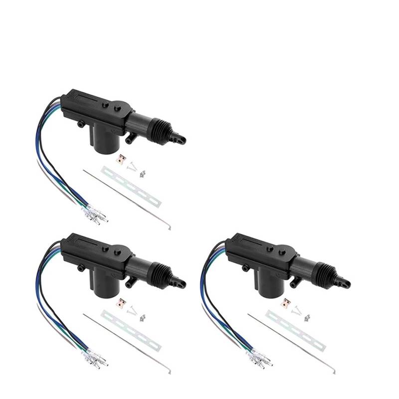 Elektrische Side Glasregler Fensterheber 2-10set 12V Power Locking System Einzel Pistole Typ Kit Universal Auto Elektrische Fernbedienung Zentrale Türschloss Antrieb Auto Heavy-Duty(5Wire 3set) von Wnfmjqe