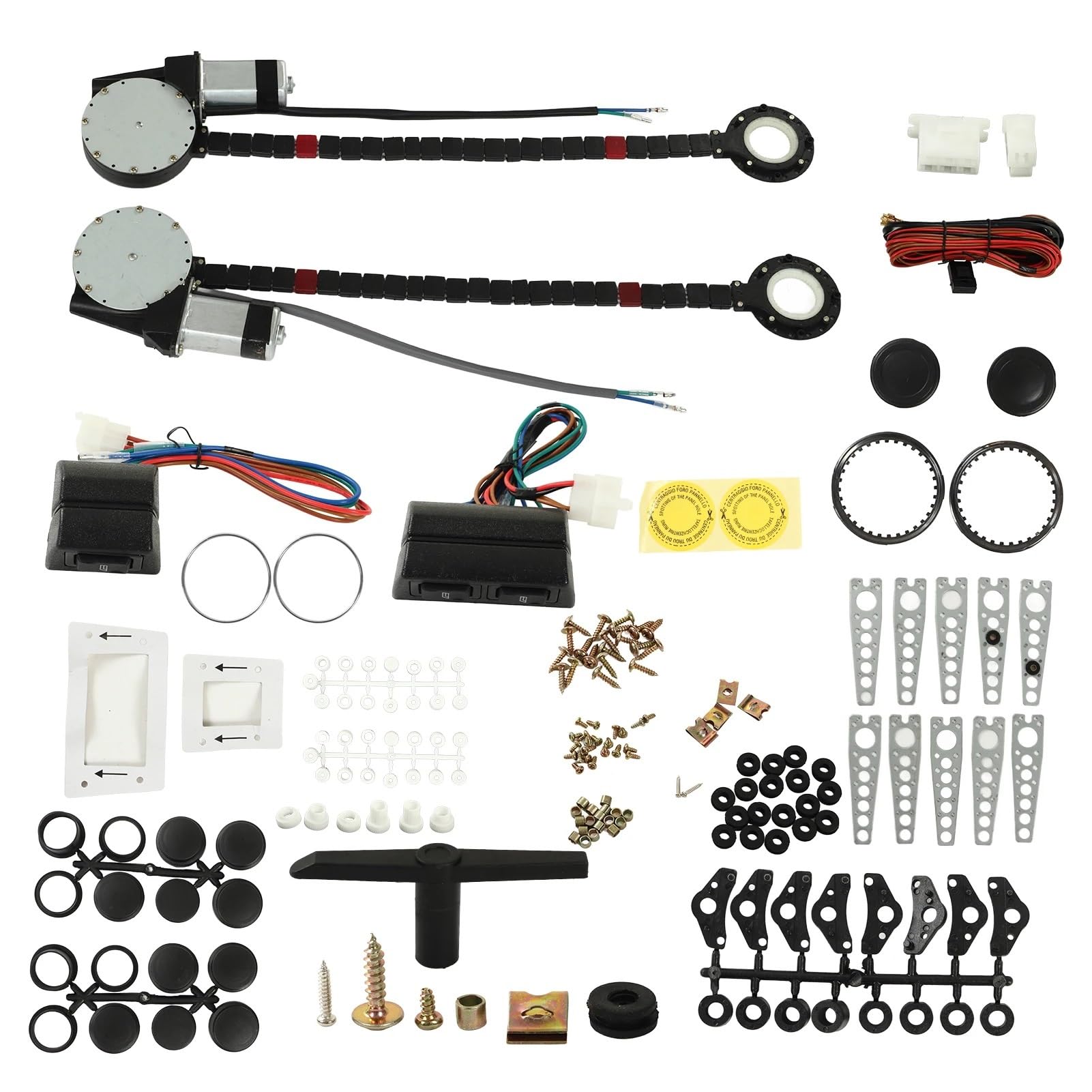 Elektrische Side Glasregler Fensterheber Universal Für 2 Tür Pickup Trucks Vans SUVs 12V Power Fensterheber Regler Conversion Kit Mit Power Harness Elektrische Side Glasregler Fensterheber Universal Für 2 Tür Pickup Trucks Vans SUVs 12V Power Fensterheber Regler Conversion Kit Mit Power Harness von Wnfmjqe