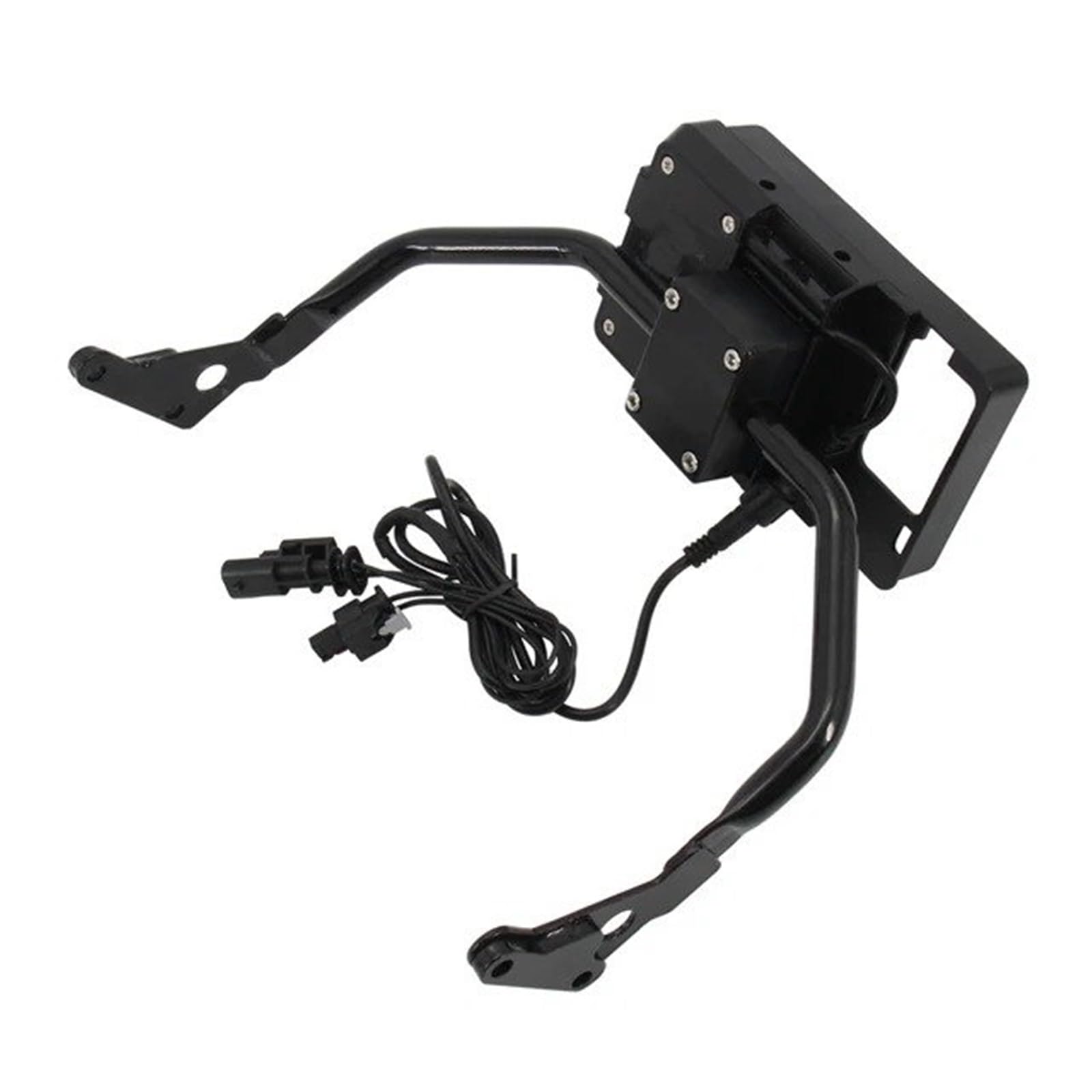 Motorrad Handy-Navigation Halterung Unterstützung 12MM Passt Für R 1200 GS LC ADV R1250 GS Abenteuer R1200GS R1250GS 2020 Handyhalterung Motorrad(A Set) von Wnfmjqe