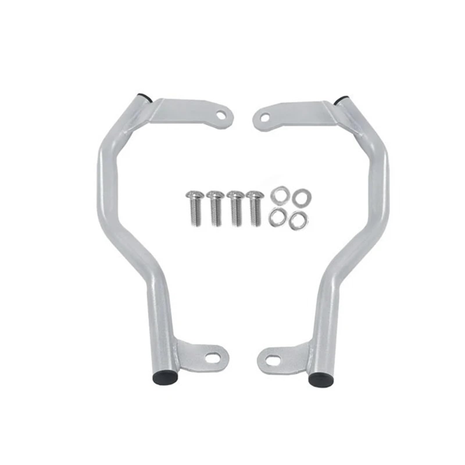 Motorrad-Heckgepäckträger Motorrad Zubehör Hinten Passagier Haltegriffe Sitz Armlehne Gepäck Rack Für CFMOTO 450MT 450-MT 450 MT(Silber) von Wnfmjqe
