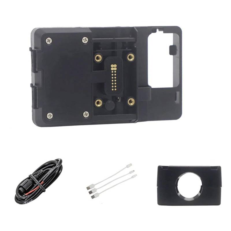 Motorrad Vorne Handy GPS Halterung Navigation Halterung USB Und Drahtlose Ladestation Für SYM Für MAXSYM TL 500 TL500 2020 Handyhalterung Motorrad(Wireless 22mm Clip) von Wnfmjqe