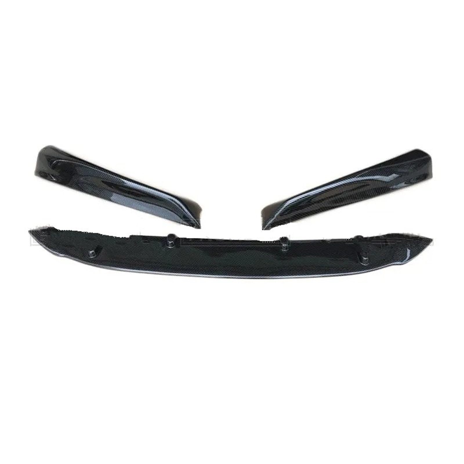 Stoßstange vorne ABS Schwarz & ABS Carbon Fiber Stoßfänger Vorne Lip Splitter Diffusor Lip Spoiler Für Volvo Für V60 Für S60 2014 2015 2016 2017 2018 Autoteile Frontspoiler(ABS Primer) von Wnfmjqe