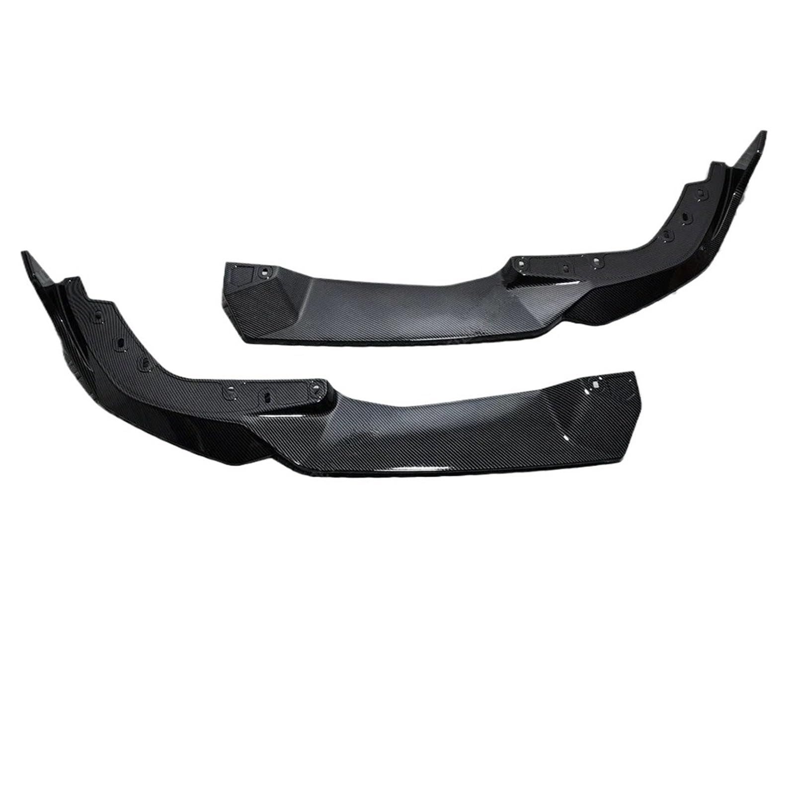 Stoßstange vorne Auto Front Stoßstange Splitter Lip Spoiler Schutz Bodykits Für 3 Serie G20 G21 Sport 320i 325i 330i 320d M340i LCI 2022 2023 2024 2025 + Autoteile Frontspoiler(Carbon Look) von Wnfmjqe