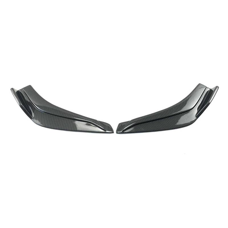 Stoßstange vorne Auto Front Stoßstange Splitter Spoiler Seite Winglet Ecke Glänzend Schwarz EIN Paar Für Lexus Is300 Is350 Is500 F Sport 2021 2022 2023 2024 Autoteile Frontspoiler(Kohlefaser-Stil) von Wnfmjqe
