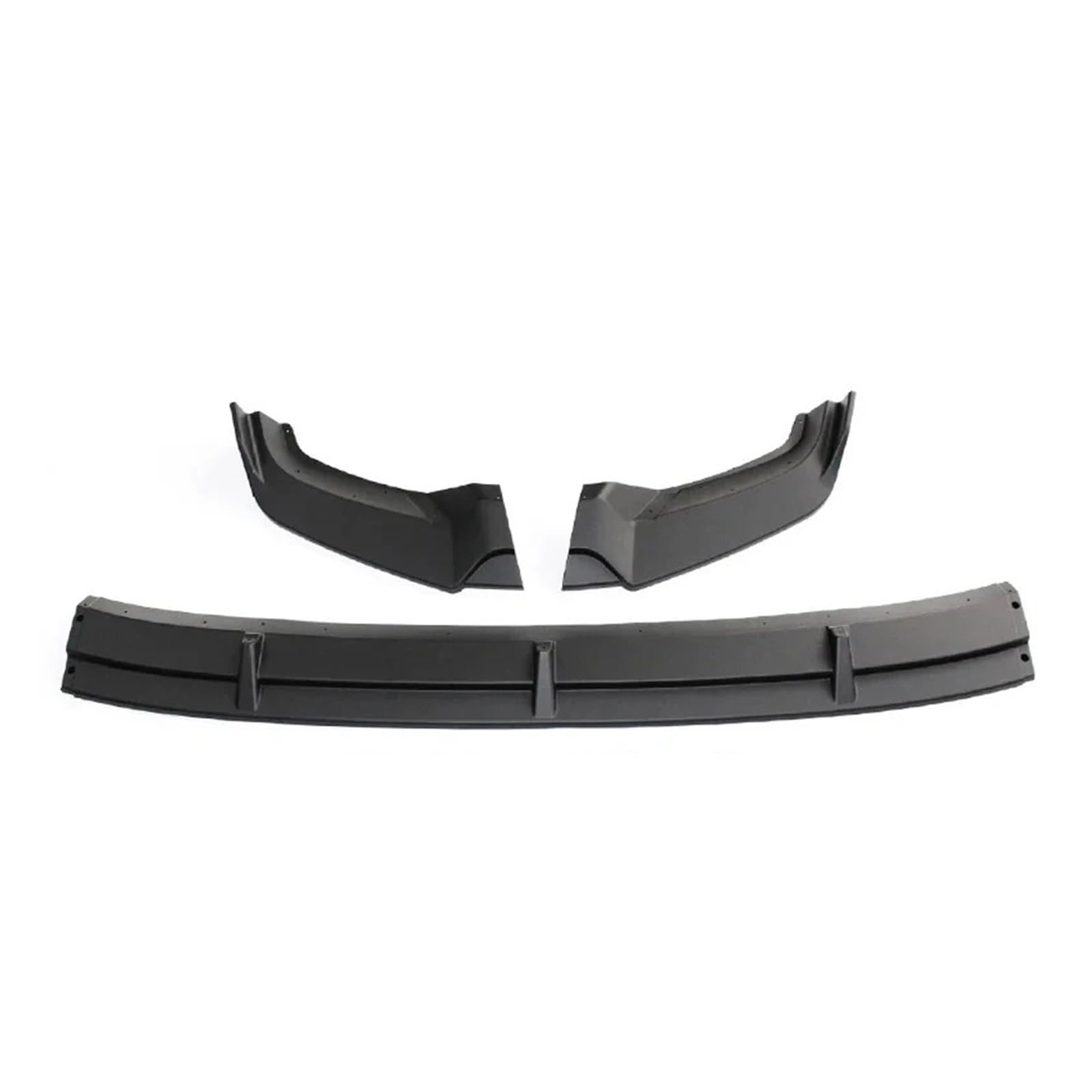 Stoßstange vorne Auto Frontstoßstange Lip Body Kit Spoiler Splitter Autoscooter Kinnlippe Splitter Schutzfolie Für VW Für Tiguan Für L 2017 2018 2019 2020 Autoteile Frontspoiler(Matt-schwarz) von Wnfmjqe