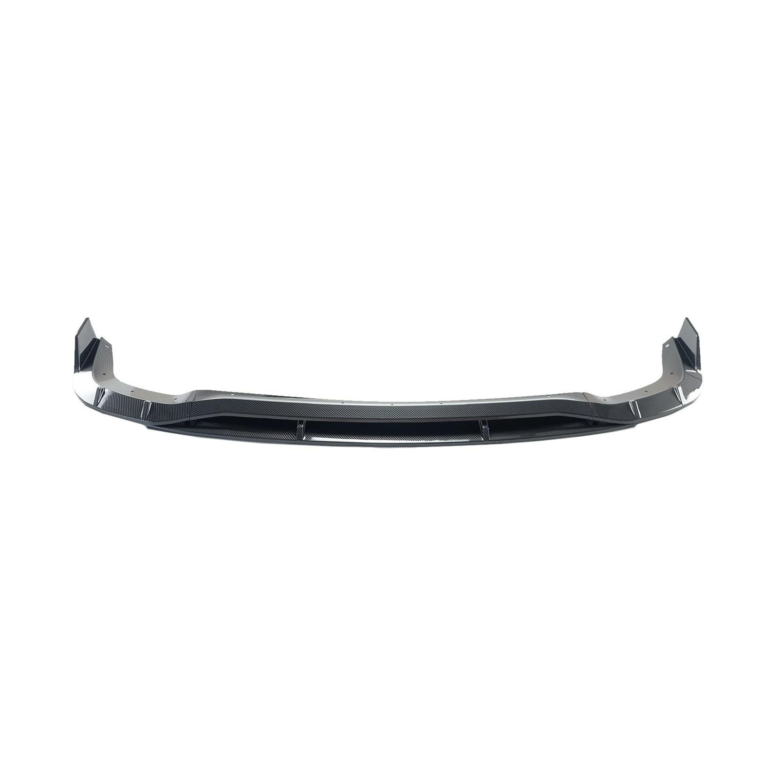 Stoßstange vorne Dämon Stil Frontschürze Lip Spoiler Splitter Matt Schwarz Diffusor Carbon Look Für Dodge Für Durango SRT Hellcat 2021 2022 2023 2024 Autoteile Frontspoiler(Kohlefaser-Optik) von Wnfmjqe