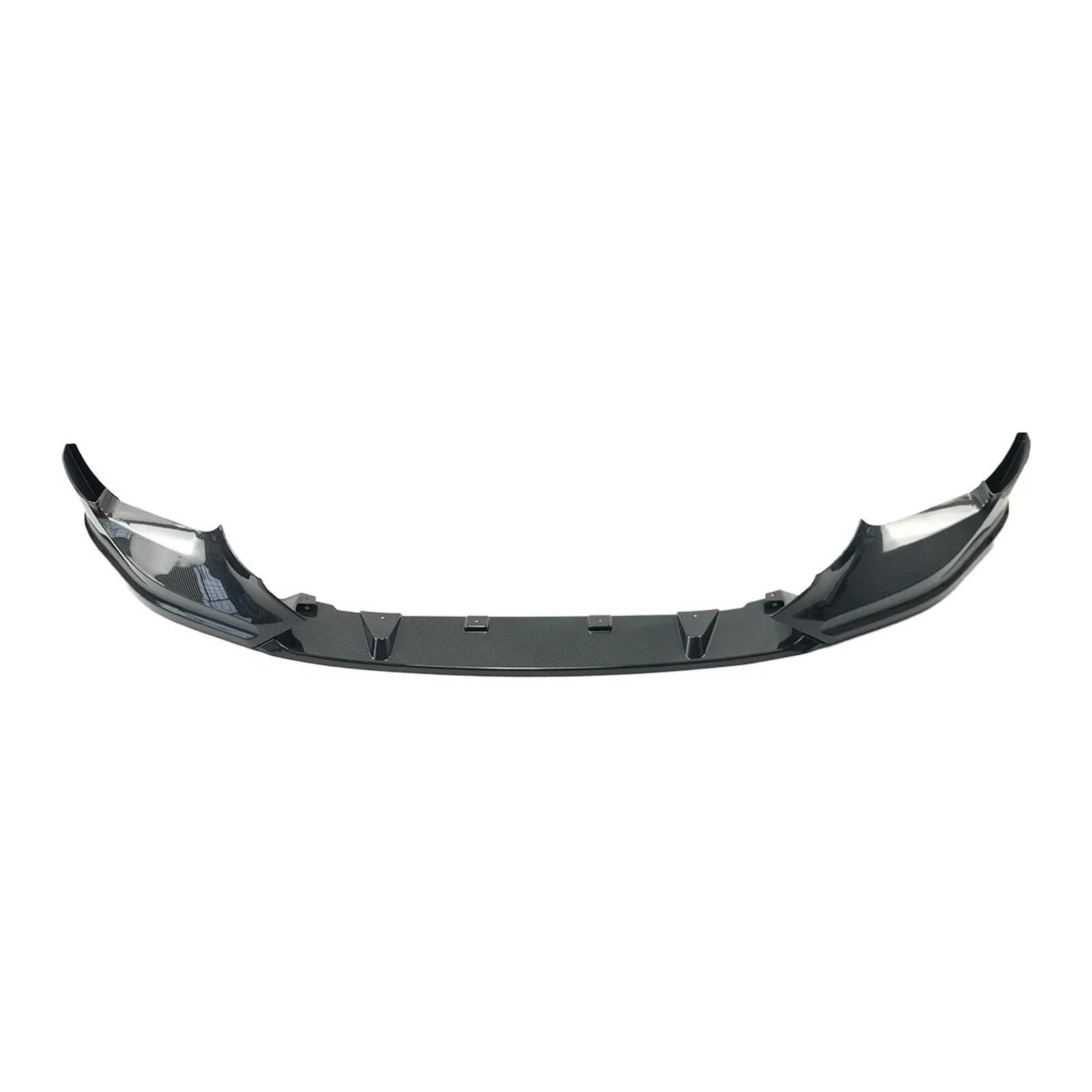 Stoßstange vorne Frontspoilerlippe Splitter Spoiler Diffusor Auto Exterier Zubehör Carbon Look Glänzend Schwarz Für F90 Für M5 M5C 2018 2019 2020 Autoteile Frontspoiler(Kohlefaser-Optik) von Wnfmjqe