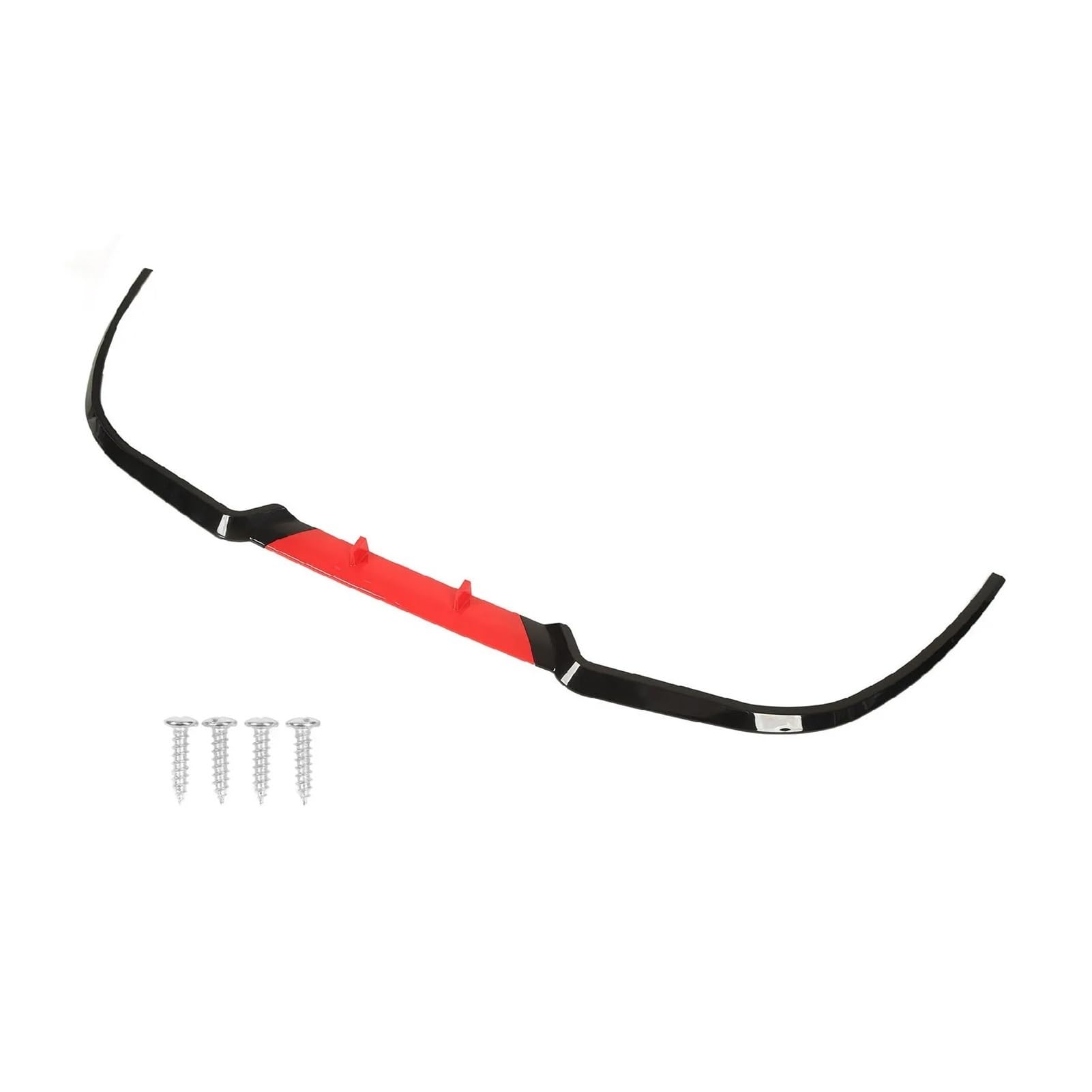 Stoßstange vorne Für Accord 114cm Ersatz Front Lip Spoiler Front Stoßstange Lip Schlagfest Front Stoßstange Lip Autoteile Frontspoiler(Rot) von Wnfmjqe