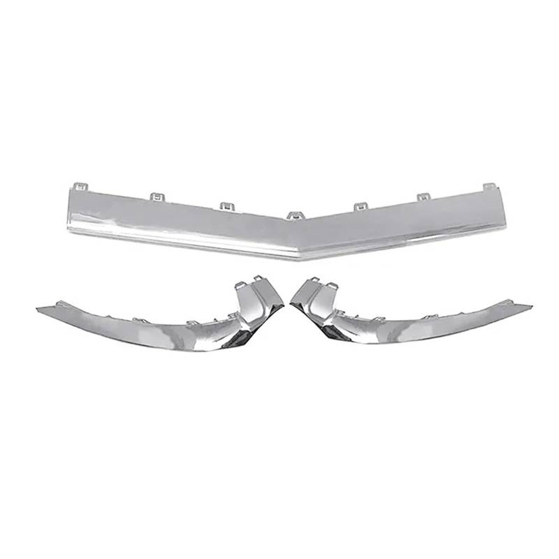 Stoßstange vorne Für Benz E-Klasse W207 E350 E400 E550 2014 2015 2016 2017 Frontschürze Lip Body Kit Spoiler Anti Kollision Schutzhülle Autoteile Frontspoiler(Chrome Silver) von Wnfmjqe