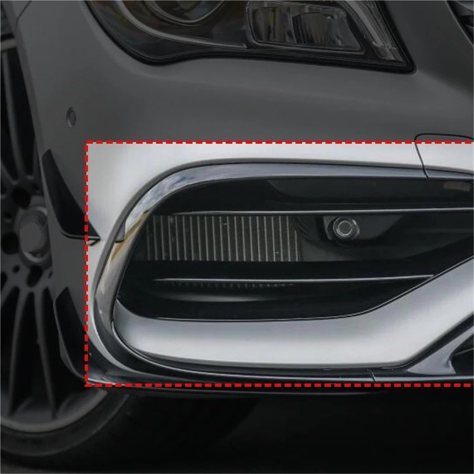 Stoßstange vorne Für Benz Für CLA C117 X117 CLA200 220 250 CLA45 Für AMG 2015 2016 2017 2018 4-teiliges Auto-Frontstoßstangen-Seitenspoiler-Splitter-Luftklingen-Tuning Autoteile Frontspoiler(2piece) Stoßstange vorne Für Benz Für CLA C117 X117 CLA200 220 250 CLA45 Für AMG 2015 2016 2017 2018 4-teiliges Auto-Frontstoßstangen-Seitenspoiler-Splitter-Luftklingen-Tuning Autoteile Frontspoiler(2piece) von Wnfmjqe