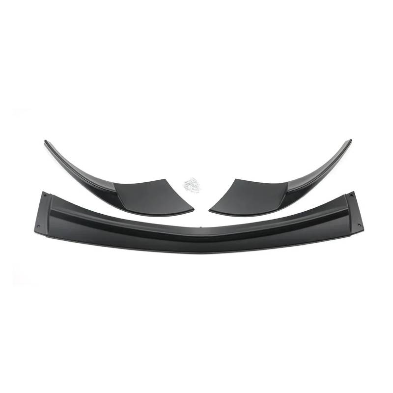 Stoßstange vorne Für Chevrolet Für Corvette C6 2005-2008 2009 2010 2011 2012 2013 Basismoll Frontstoßstange Lip Spoiler Splitter Seitenkörper Kit Verkleidungsschutz Autoteile Frontspoiler(Matt-schwa von Wnfmjqe