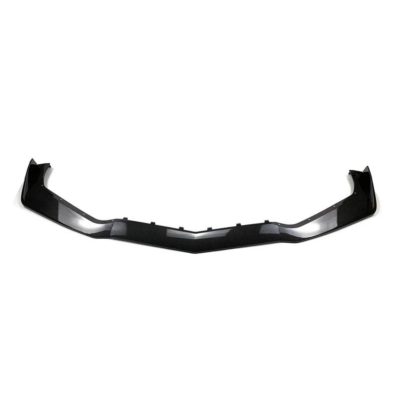 Stoßstange vorne Für Chevrolet Für Corvette C7 2014-2018 2019 Konzepte Modifizierte Zr1 Stoßfängersplitter Diffusor Spoiler Carbonfaser-Look Frontstoßstangenlippe Autoteile Frontspoiler(Kohlefaser-O von Wnfmjqe