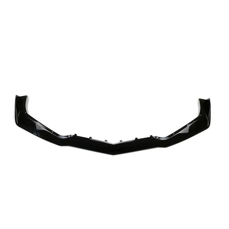 Stoßstange vorne Für Chevrolet Für Corvette C7 Modifizierte Zr1 Stoßstange 2014-2017 2018 2019 Spoiler Body Kit Autozubehör Glänzend Schwarz Auto Frontstoßstange Lip Autoteile Frontspoiler(Glossy Bl von Wnfmjqe