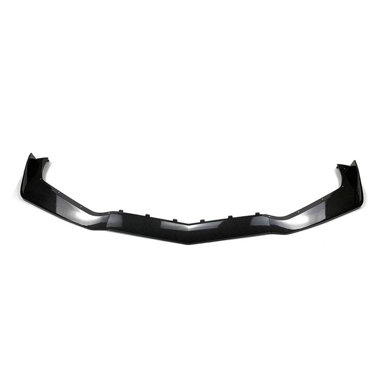 Stoßstange vorne Für Chevrolet Für Corvette C7 Modifizierte Zr1 Stoßstange 2014-2017 2018 2019 Spoiler Body Kit Autozubehör Glänzend Schwarz Auto Frontstoßstange Lip Autoteile Frontspoiler(Kohlefase von Wnfmjqe