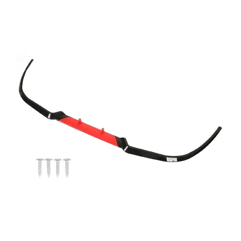 Stoßstange vorne Für Corolla 114cm Ersatz Front Lip Spoiler Front Stoßstange Lip Schlagfest Front Stoßstange Lip Autoteile Frontspoiler(Rot) von Wnfmjqe