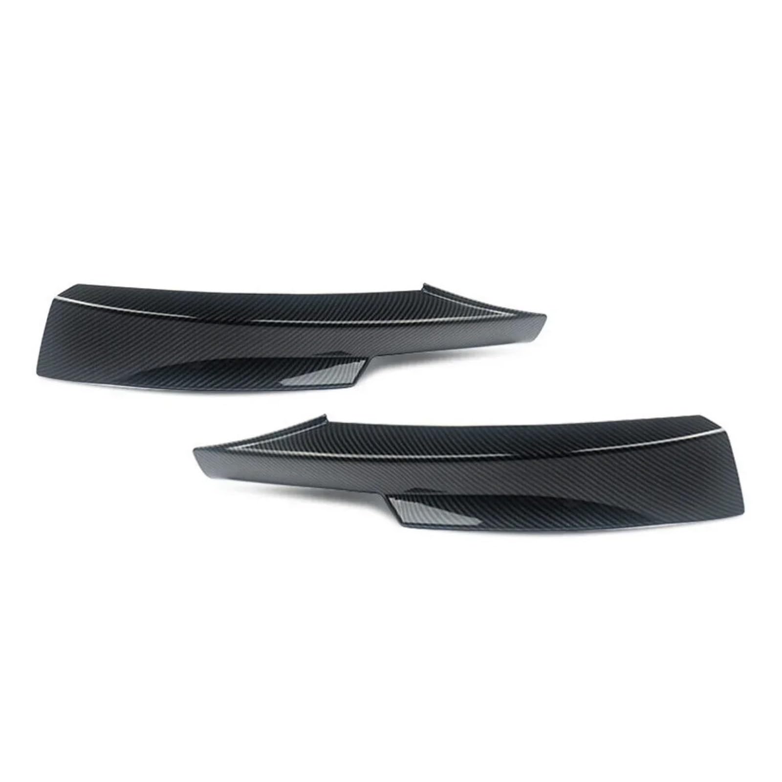 Stoßstange vorne Für E90 E91 335i 328i LCI 2009 2010 2011 2012 Tech Stoßstange Seite Splitter Abdeckung Paar Front Lip Splitter Spoiler Autoteile Frontspoiler(Kohlefaser-Optik) von Wnfmjqe