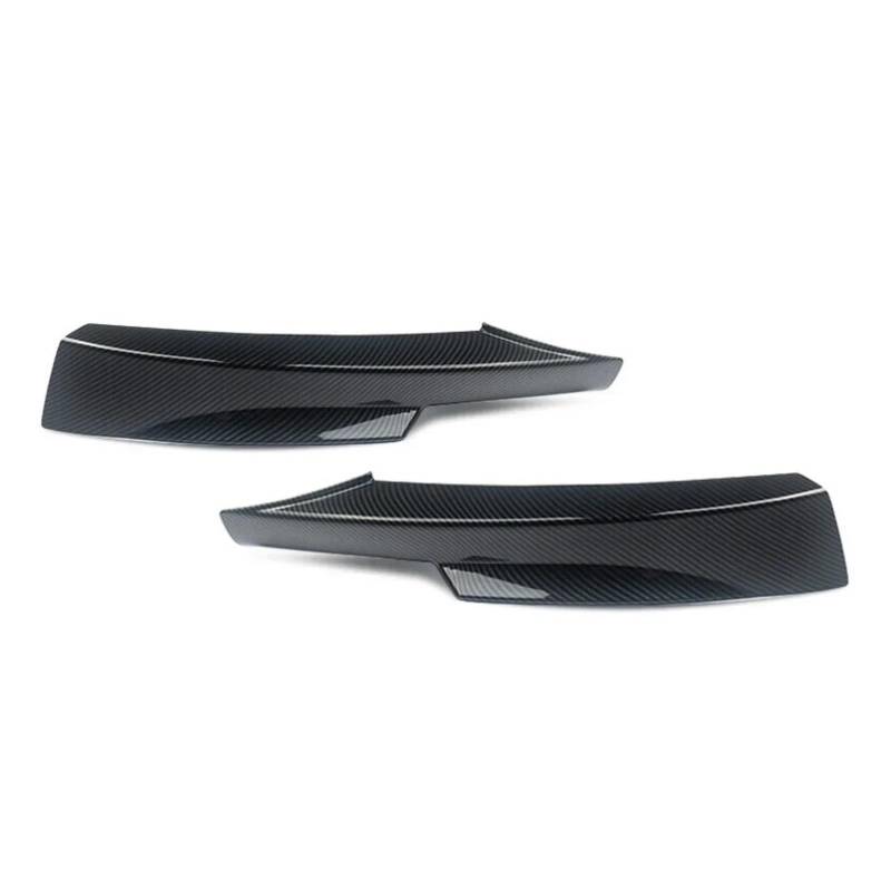 Stoßstange vorne Für E90 E91 335i 328i LCI 2009 2010 2011 2012 Tech Stoßstange Seite Splitter Abdeckung Paar Front Lip Splitter Spoiler Autoteile Frontspoiler(Kohlefaser-Optik) von Wnfmjqe