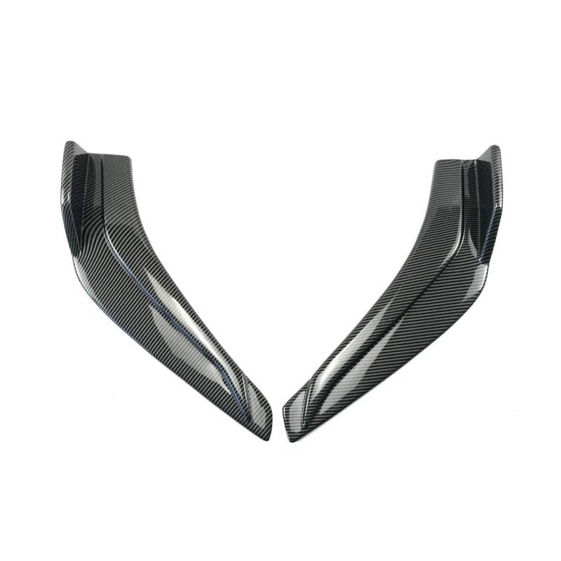 Stoßstange vorne Für Lexus Is300 Is350 Is500 F Sport 2021 2022 2023 2024 Autozubehör Spoiler Splitter Body Kit Kratzschutz Frontstoßstange Ecke Autoteile Frontspoiler(Kohlefaser-Optik) von Wnfmjqe