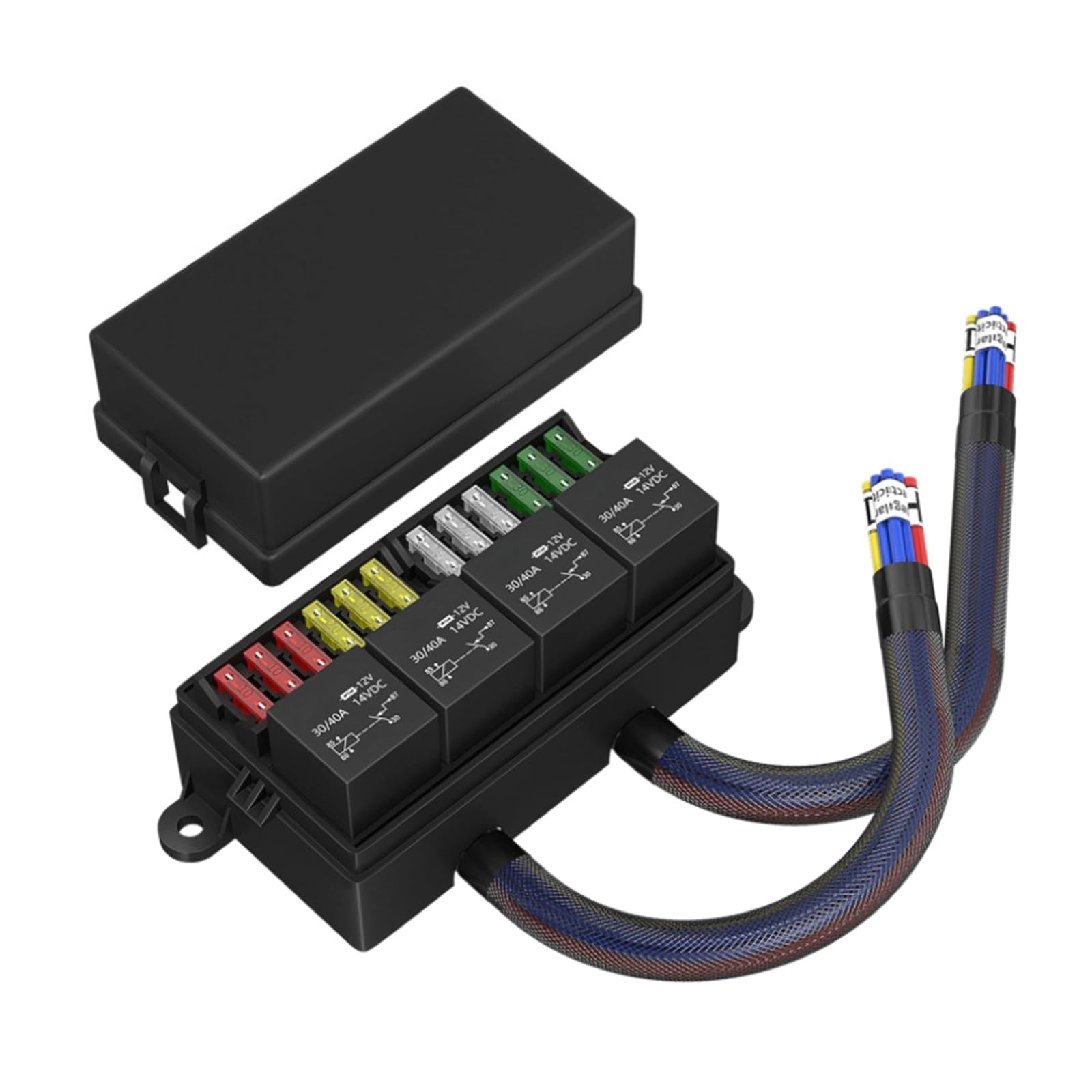 Woedpez Heavy Duty 12 Position Relays Fuses Box Geeignet Für Wohnmobile Und Meeresausrüstung Effiziente Stromverwaltung Woedpez Heavy Duty 12 Position Relays Fuses Box Geeignet Für Wohnmobile Und Meeresausrüstung Effiziente Stromverwaltung von Woedpez