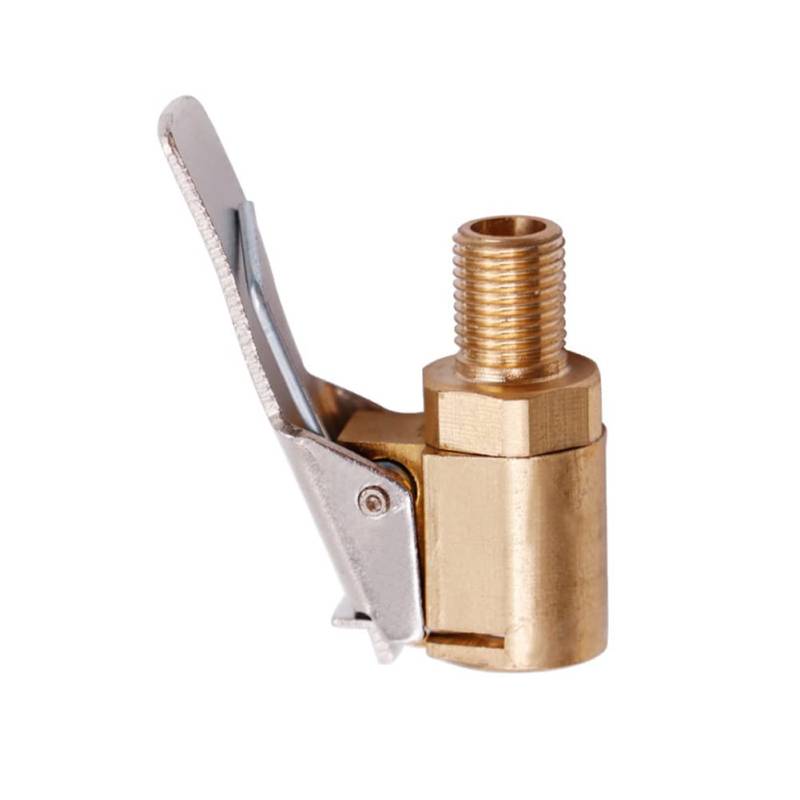 Woetwoat Autoventil Hebelstecker Air Chuck,Messing neu Reifenfüllnippel Ventilaufsatz Momentstecker Hebelstecker Auto Druckluft Ventilstecker für alle Reifenventile (Thread 8mm) von Woetwoat
