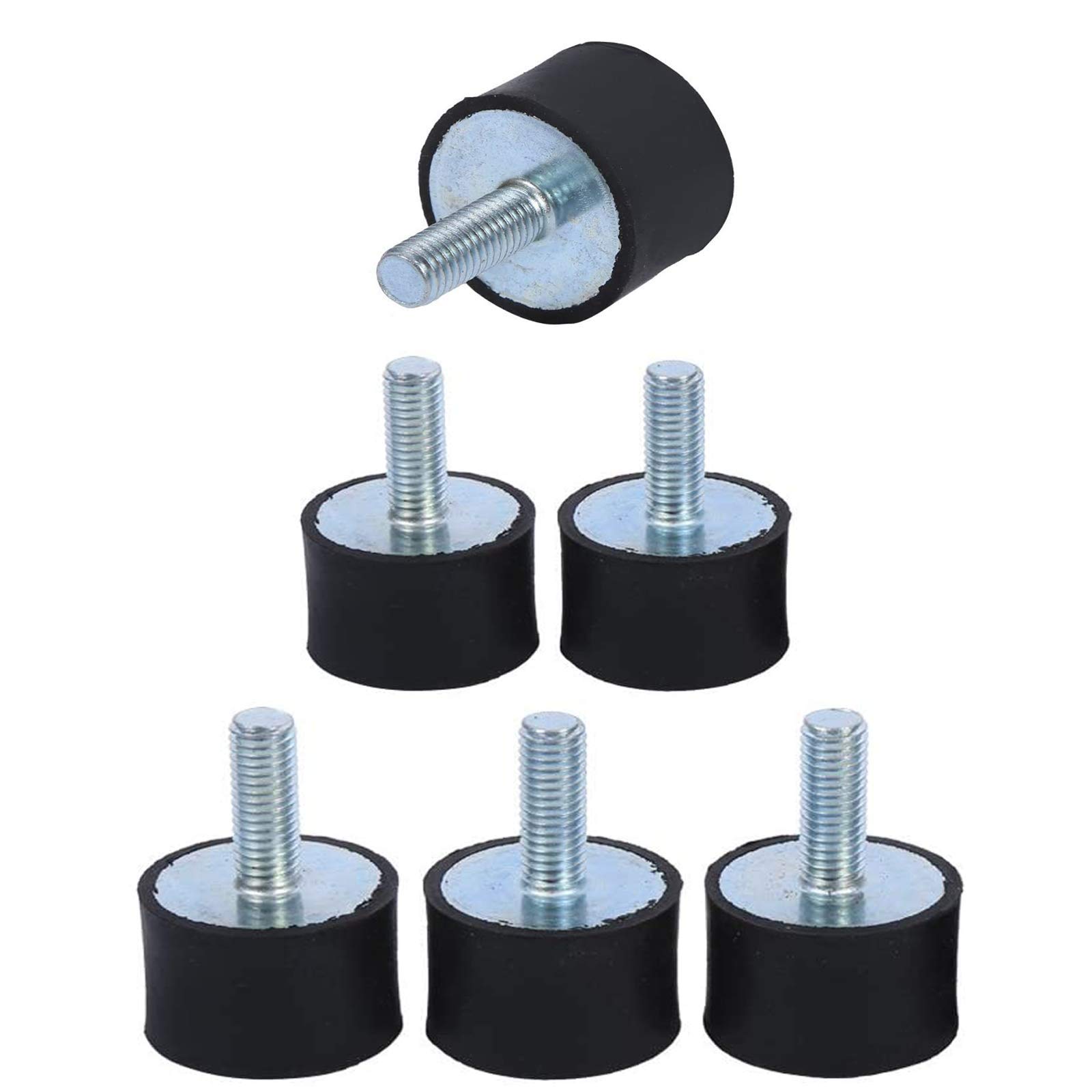 Wohlstand Schwingungsdämpfer,Gummimetallpuffer,Anti Vibration Silentblock,Auto Boot Spulen,Schwarz,M6,10Stück Wohlstand Schwingungsdämpfer,Gummimetallpuffer,Anti Vibration Silentblock,Auto Boot Spulen,Schwarz,M6,10Stück von Wohlstand