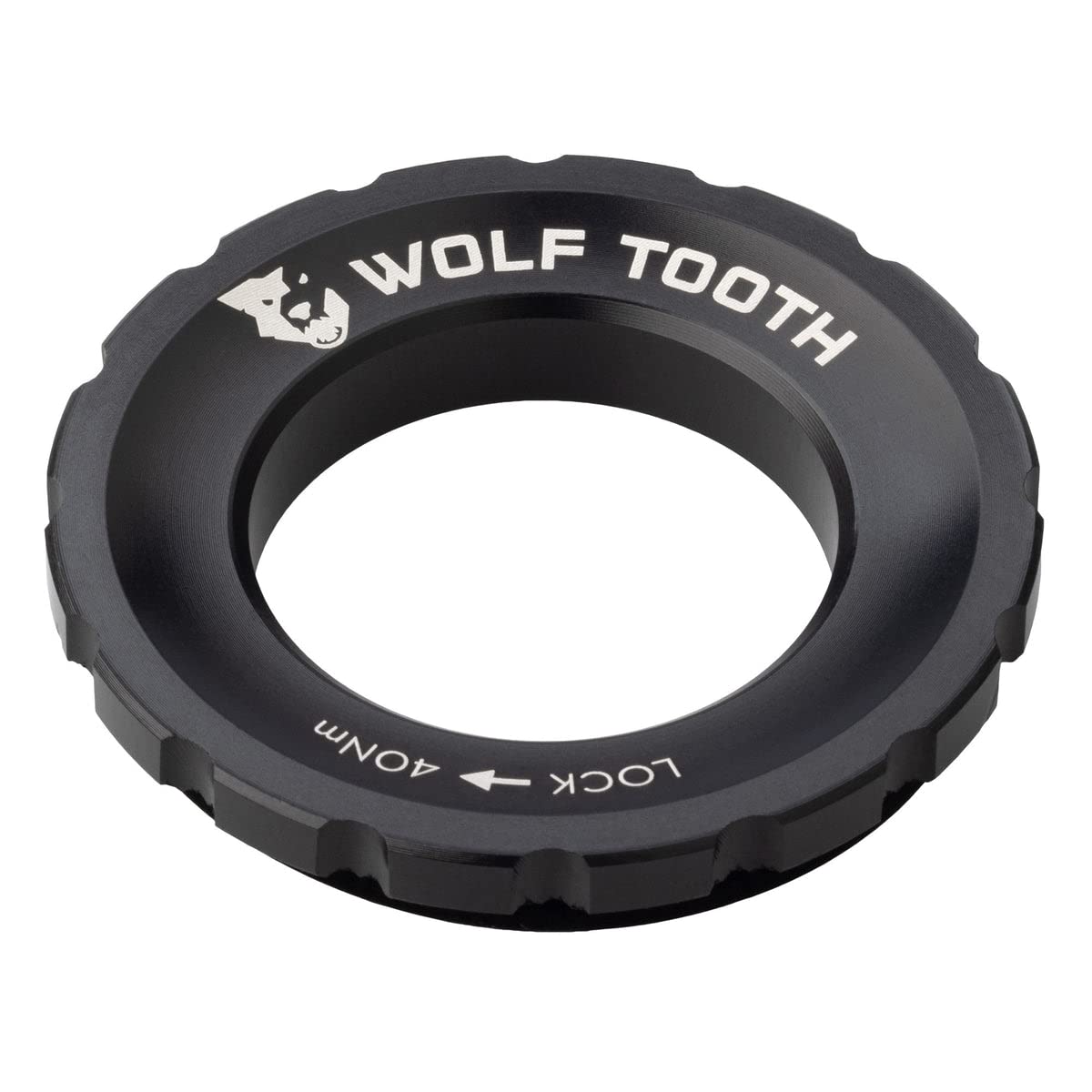 Wolf Tooth Centerlock Rotor Lockring schwarz Wolf Tooth Centerlock Rotor Lockring schwarz von Wolf Tooth