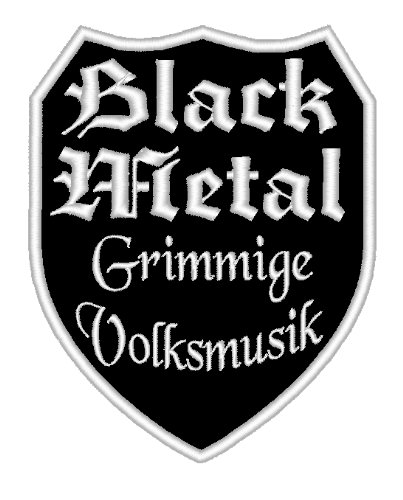 Aufnäher Patch Wappen Black Metal Grimmige Volksmusik Größe:10 * 8cm von Wolfszeit