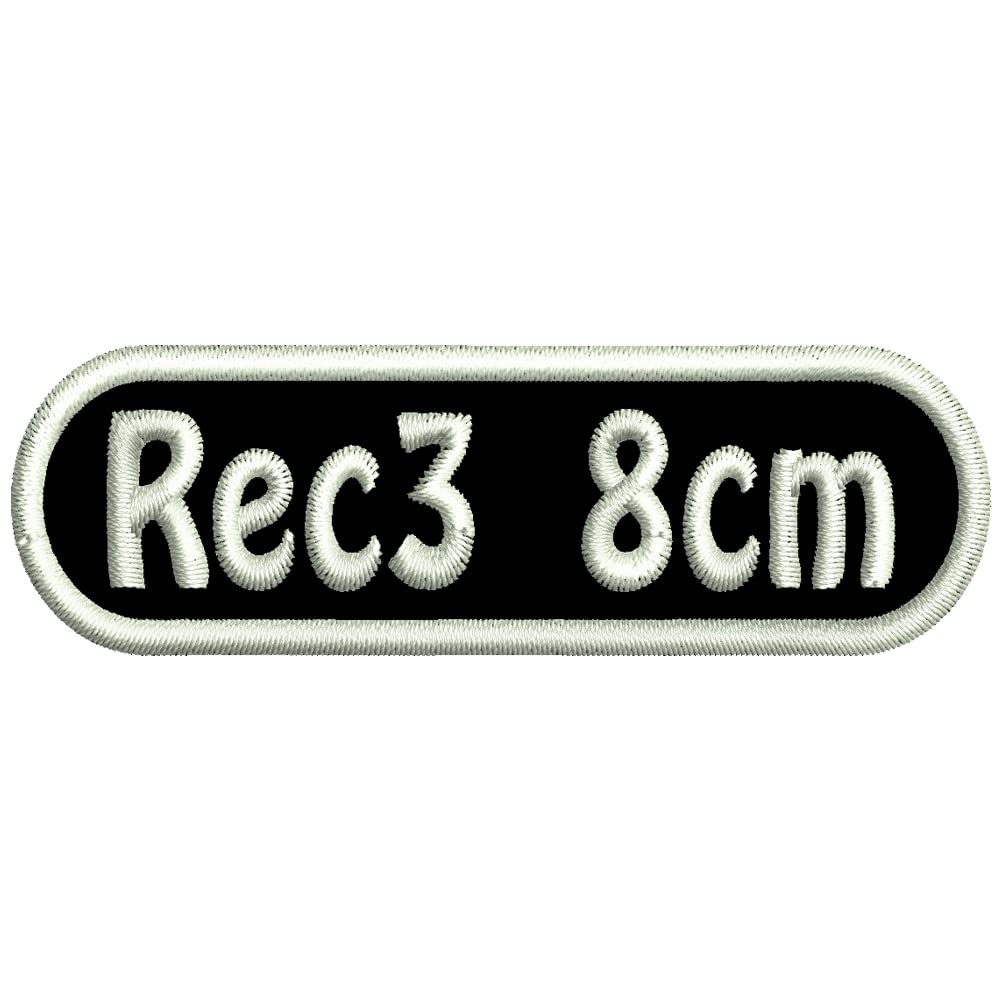 Rechteckiger Aufnäher Rec3 mit stark abgerundeten Ecken - für Deinen Wunschtext - viele Farben und Größen zur Auswahl - 8x2,5cm - personalisiert Rechteckiger Aufnäher Rec3 mit stark abgerundeten Ecken - für Deinen Wunschtext - viele Farben und Größen zur Auswahl - 8x2,5cm - personalisiert von Wolfszeit