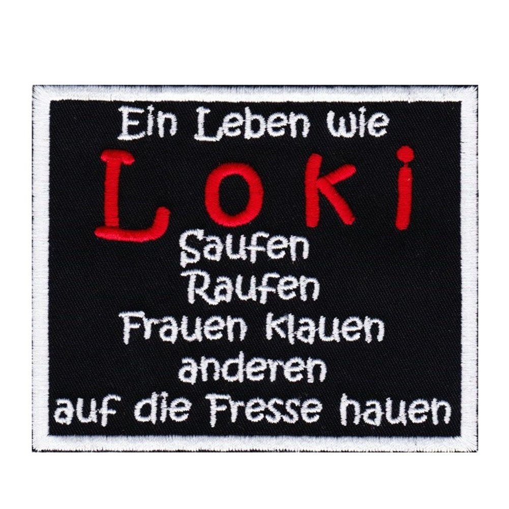 Wolfszeit Aufnäher Patch Loki Blutsbruder Odins Größe: 11 x 9cm Wolfszeit Aufnäher Patch Loki Blutsbruder Odins Größe: 11 x 9cm von Wolfszeit