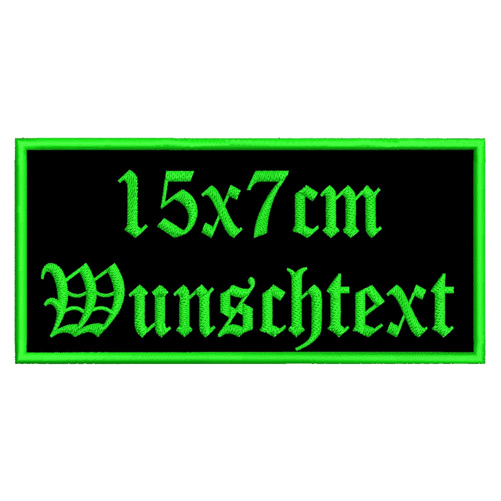 Wolfszeit CustomAufnäher Rechteck Rec1 15x7 von Wolfszeit