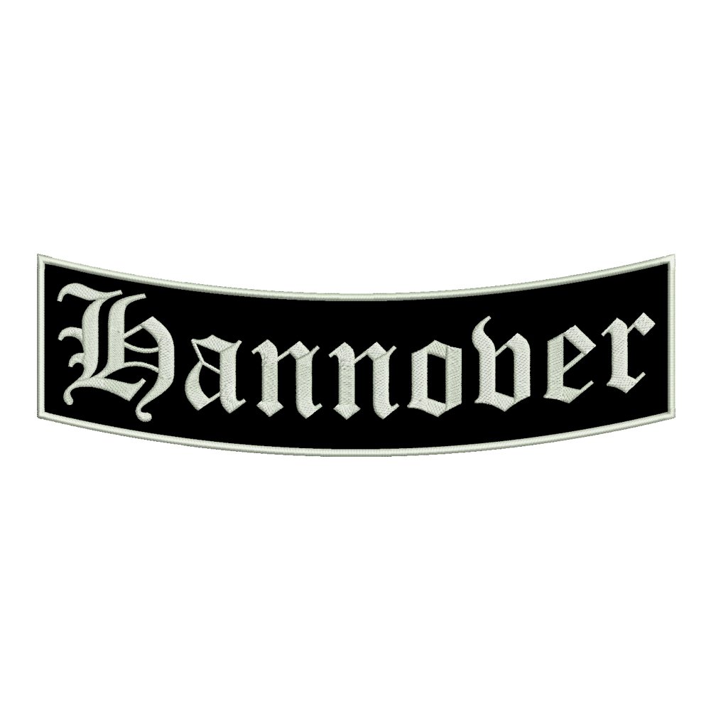 smartoutdoor Aufnäher Hannover - EIN unterer Bogen B1 mit ca. 35x11cm - Stadtname - Städtepatch smartoutdoor Aufnäher Hannover - EIN unterer Bogen B1 mit ca. 35x11cm - Stadtname - Städtepatch von Wolfszeit