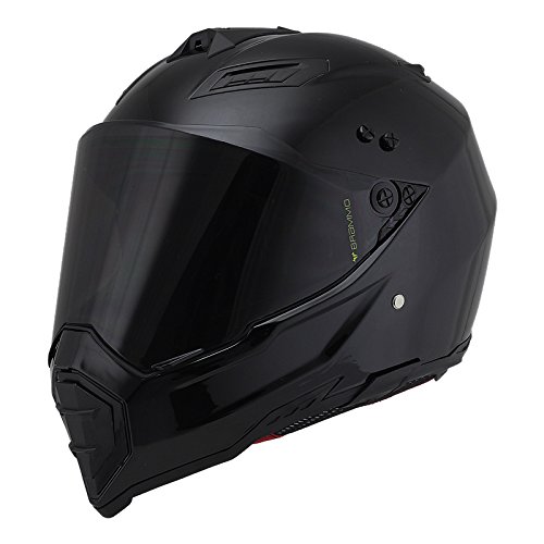 Woljay Off Road Helm Motocross-Helm Motorradhelm Motocrosshelme Fahrrad ATV (XXL, Schwarz) von Woljay